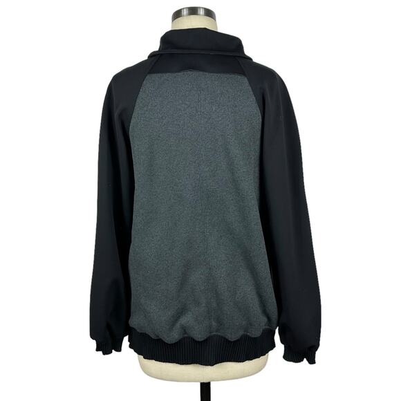 LULULEMON Reversible Both Ways Black Gray Bomber Jacket Women's Size 8 Reflect - Picture 3 of 6